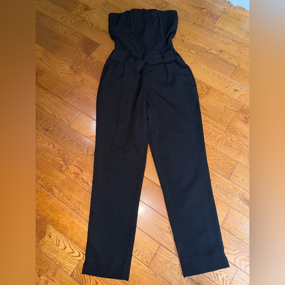 Eclipse Black Strapless Jumpsuit